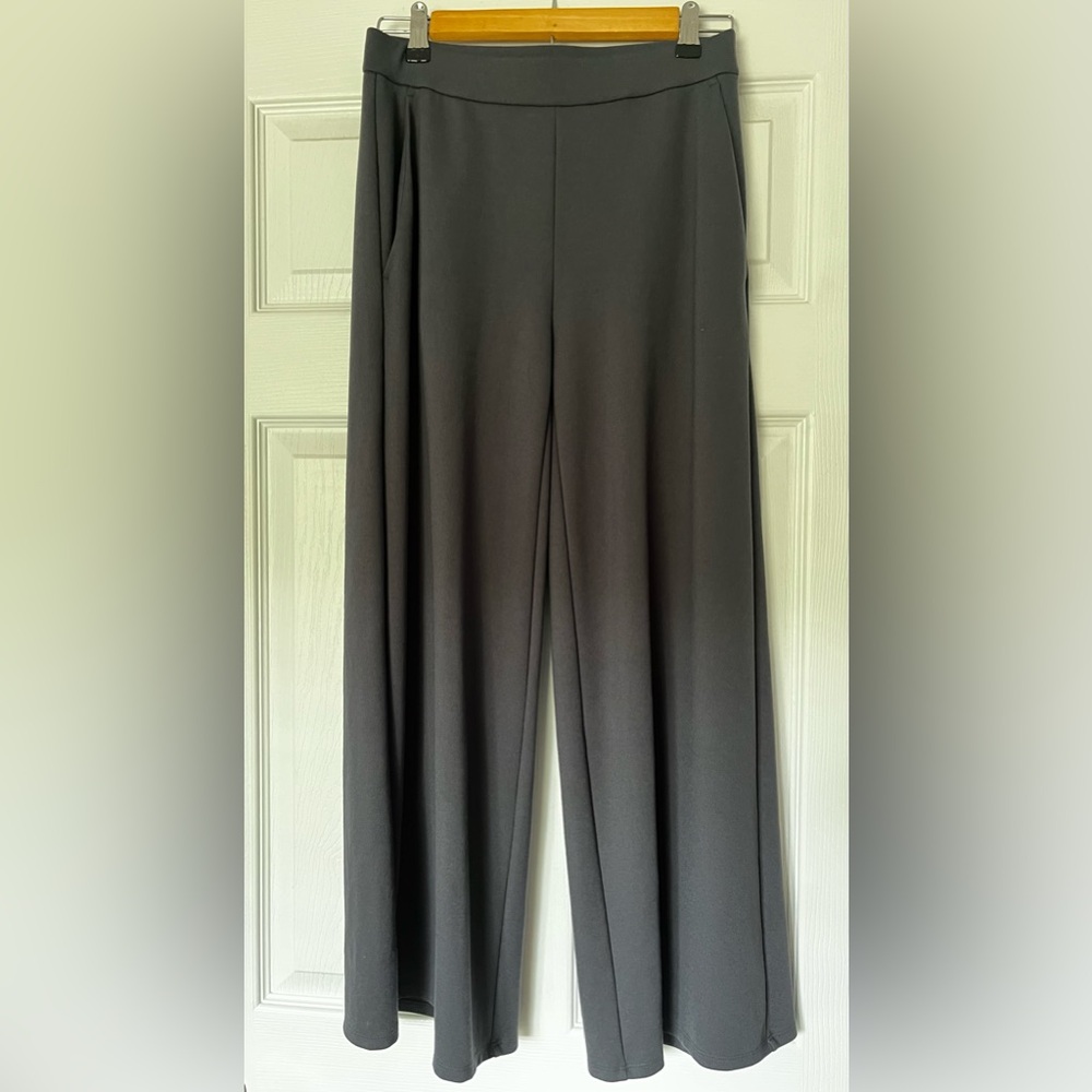 Eileen Fisher Gray Wide Leg Pants